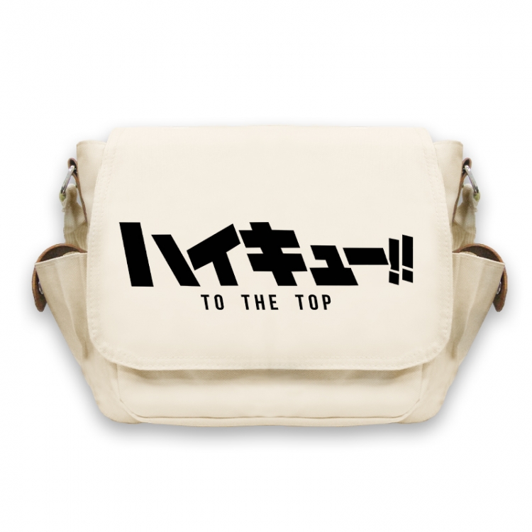 Haikyuu!! Anime Peripheral Shoulder Bag Casual Satchel 33X13X26cm