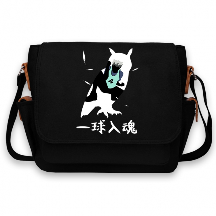 Haikyuu!! Anime Peripheral Shoulder Bag Casual Satchel 33X13X26cm