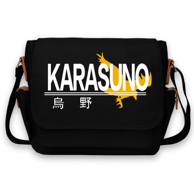 Haikyuu!! Anime Peripheral Shoulder Bag Casual Satchel 33X13X26cm