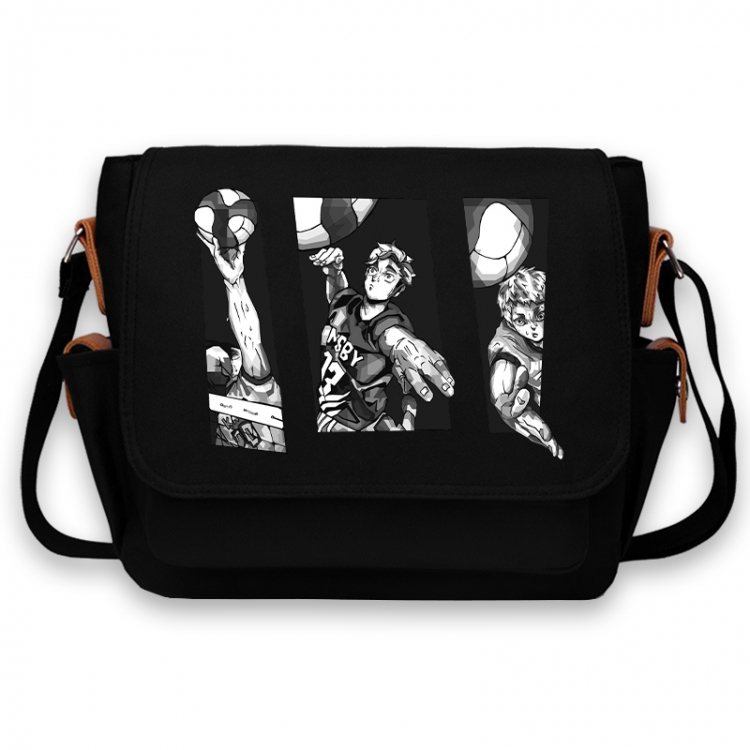 Haikyuu!! Anime Peripheral Shoulder Bag Casual Satchel 33X13X26cm