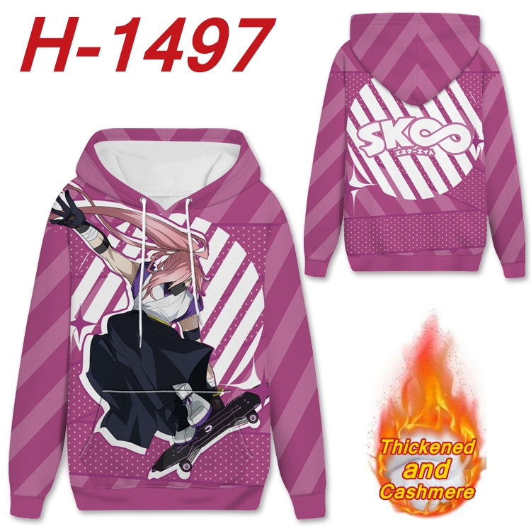 SK∞ anime thickened hooded pullover sweater from S to 4XL H-1497