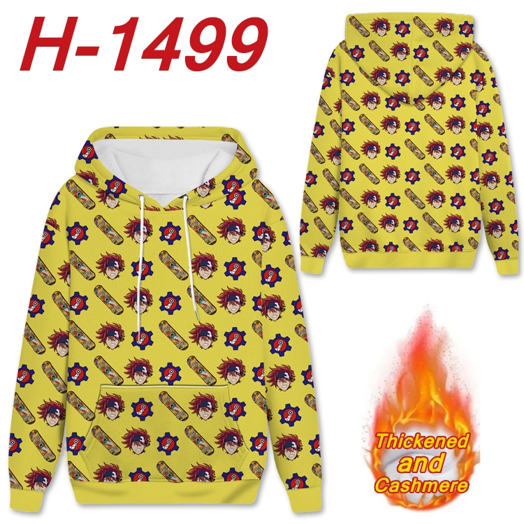 SK∞ anime thickened hooded pullover sweater from S to 4XL H-1499