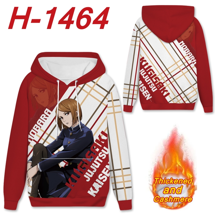 Jujutsu Kaisen anime thickened hooded pullover sweater from S to 4XL  H-1464