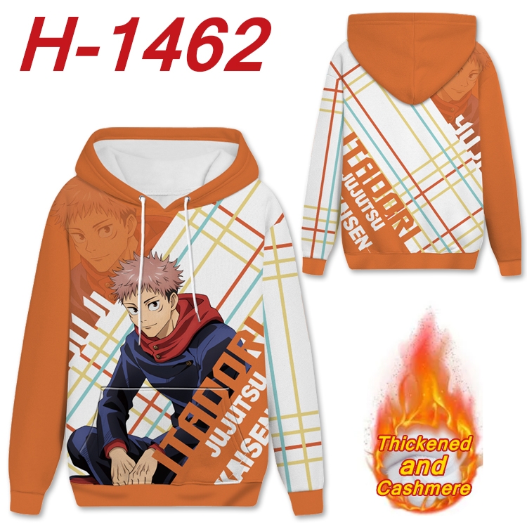 Jujutsu Kaisen anime thickened hooded pullover sweater from S to 4XL H-1462