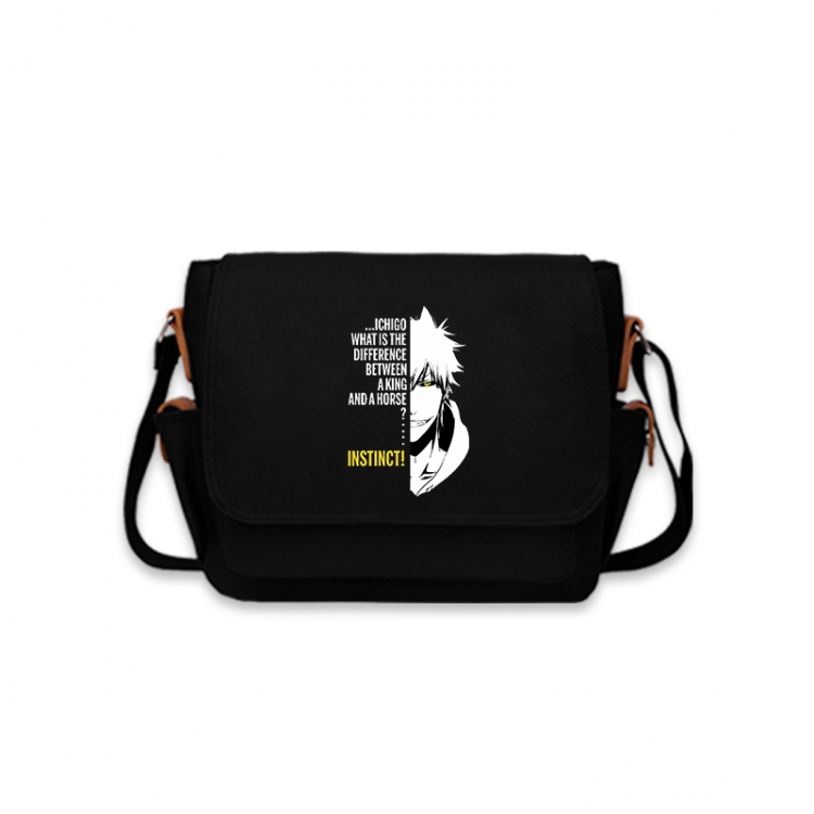 Bleach Anime Peripheral Shoulder Bag Casual Satchel 33X13X26cm