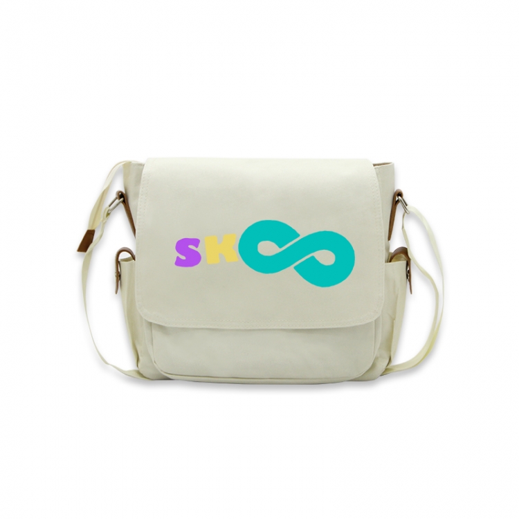 SK∞ Anime Peripheral Shoulder Bag Casual Satchel 33X13X26cm