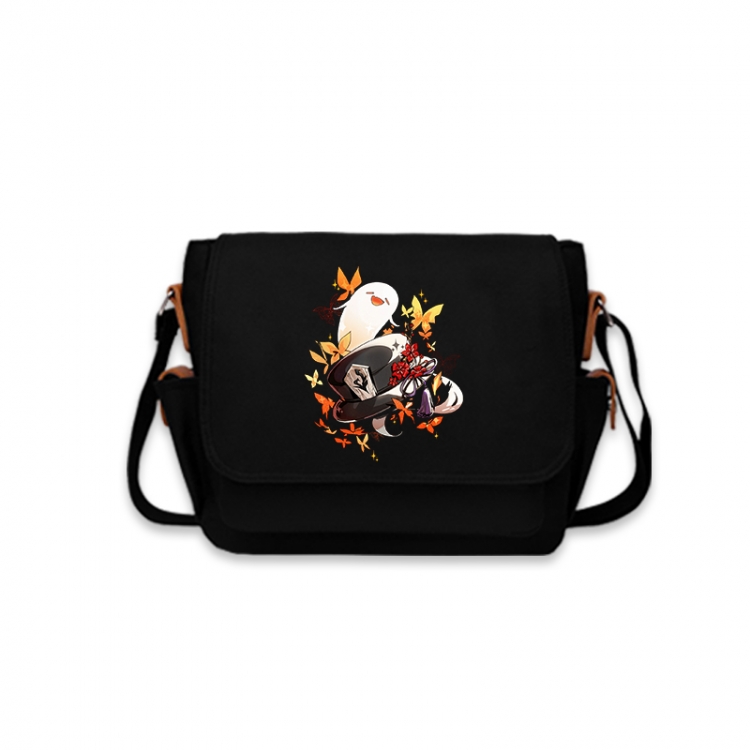 Genshin Impact Anime Peripheral Shoulder Bag Casual Satchel 33X13X26cm