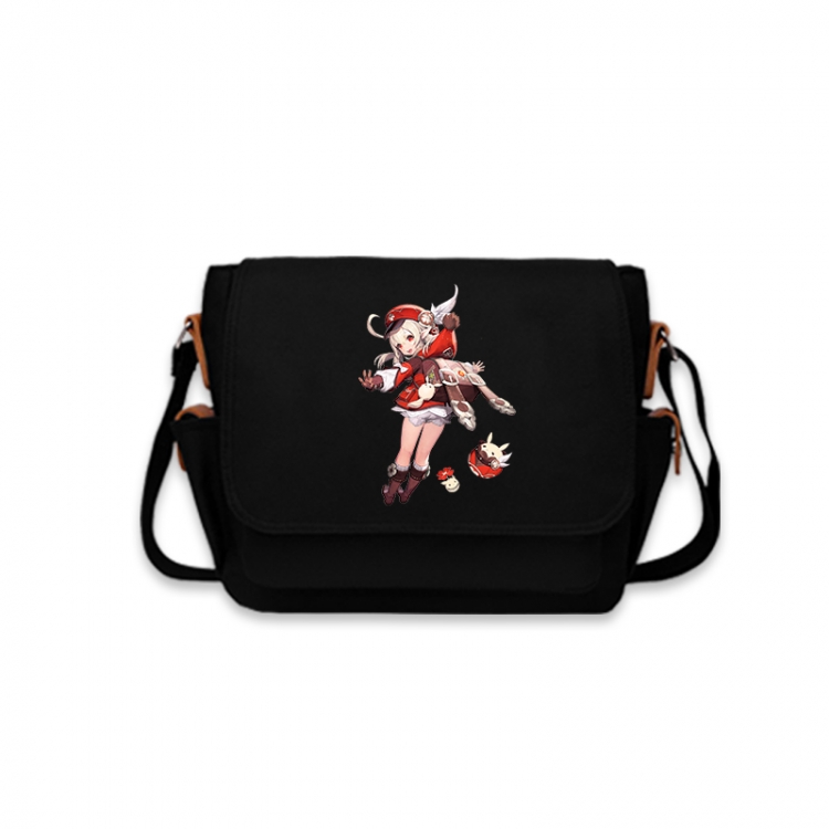 Genshin Impact Anime Peripheral Shoulder Bag Casual Satchel 33X13X26cm