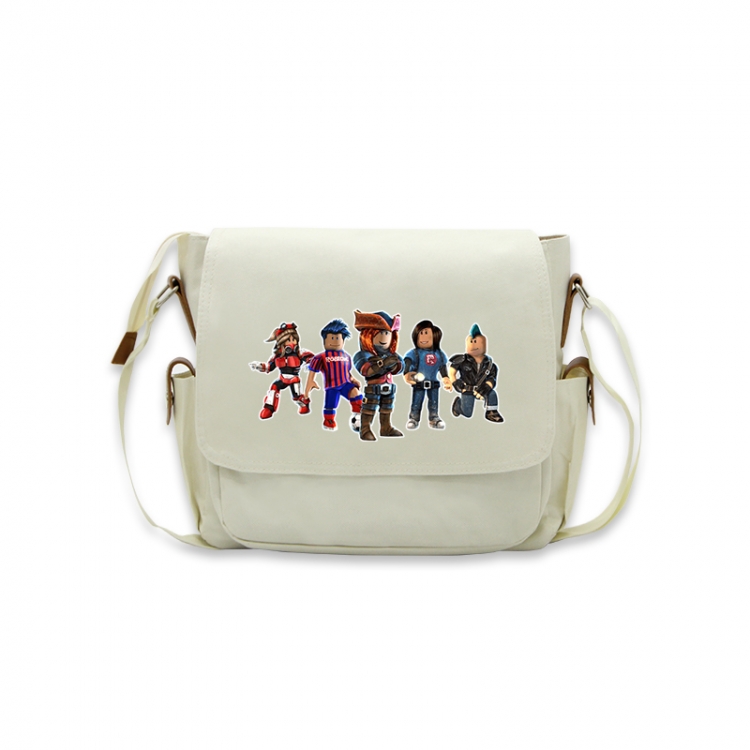 Robllox Anime Peripheral Shoulder Bag Casual Satchel 33X13X26cm