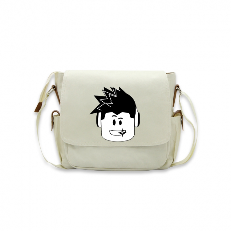 Robllox Anime Peripheral Shoulder Bag Casual Satchel 33X13X26cm