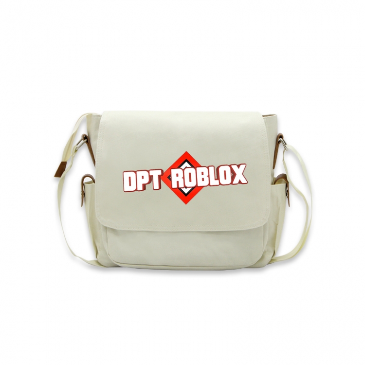 Robllox Anime Peripheral Shoulder Bag Casual Satchel 33X13X26cm