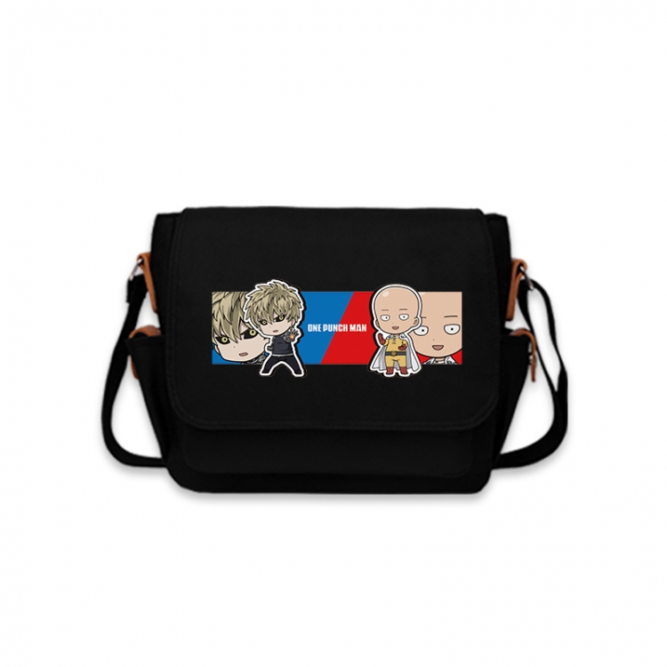 One Punch Man Anime Peripheral Shoulder Bag Casual Satchel 33X13X26cm