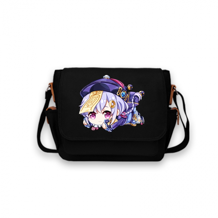 Genshin Impact Anime Peripheral Shoulder Bag Casual Satchel 33X13X26cm