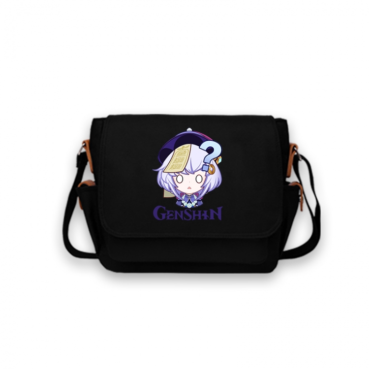 Genshin Impact Anime Peripheral Shoulder Bag Casual Satchel 33X13X26cm