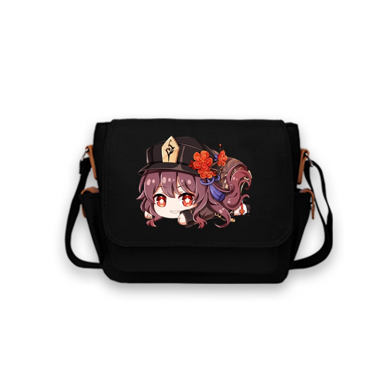 Genshin Impact Anime Peripheral Shoulder Bag Casual Satchel 33X13X26cm