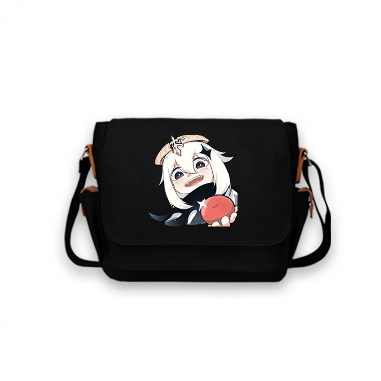 Genshin Impact Anime Peripheral Shoulder Bag Casual Satchel 33X13X26cm