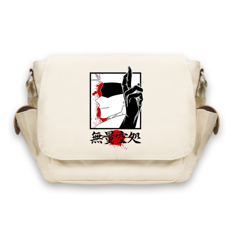 Jujutsu Kaisen  Anime Peripheral Shoulder Bag Casual Satchel 33X13X26cm