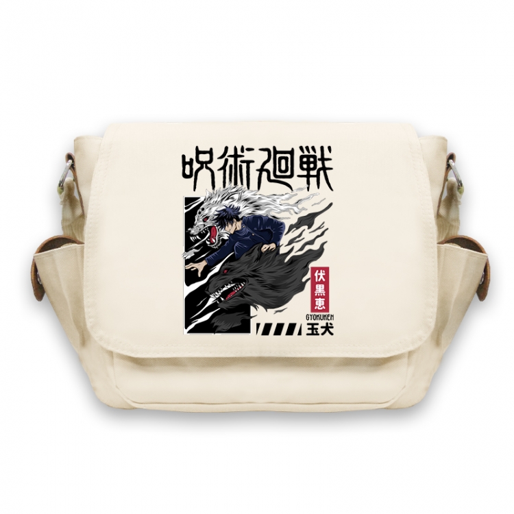 Jujutsu Kaisen  Anime Peripheral Shoulder Bag Casual Satchel 33X13X26cm