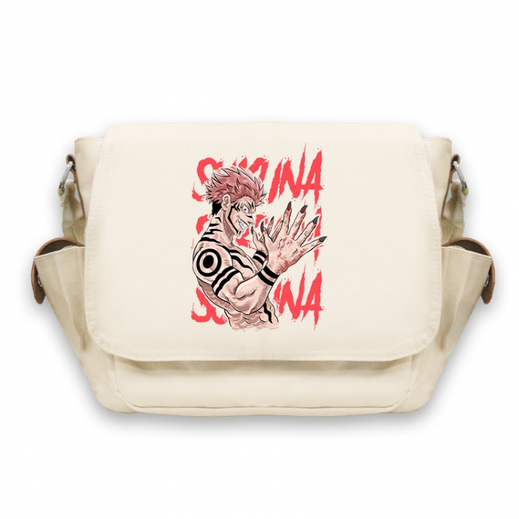 Jujutsu Kaisen  Anime Peripheral Shoulder Bag Casual Satchel 33X13X26cm