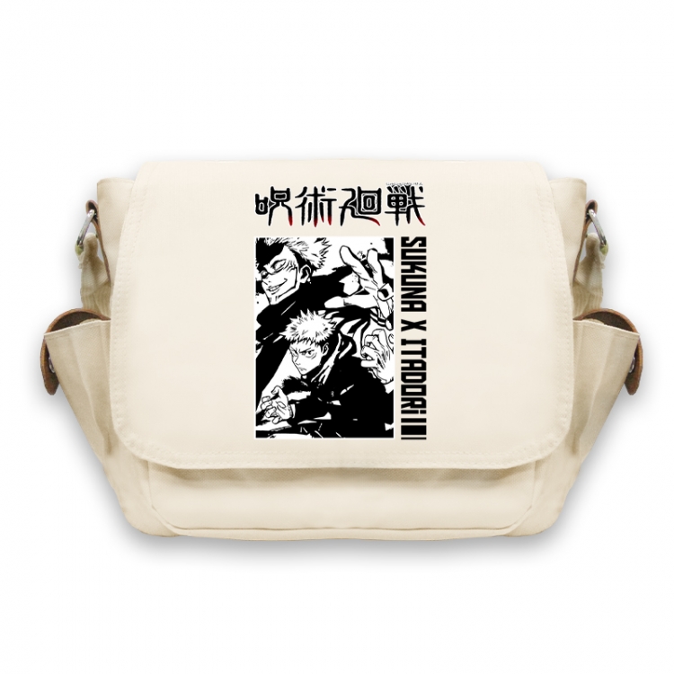 Jujutsu Kaisen  Anime Peripheral Shoulder Bag Casual Satchel 33X13X26cm