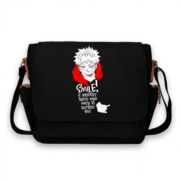 Jujutsu Kaisen  Anime Peripheral Shoulder Bag Casual Satchel 33X13X26cm