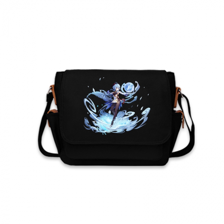 Genshin Impact Anime Peripheral Shoulder Bag Casual Satchel 33X13X26cm