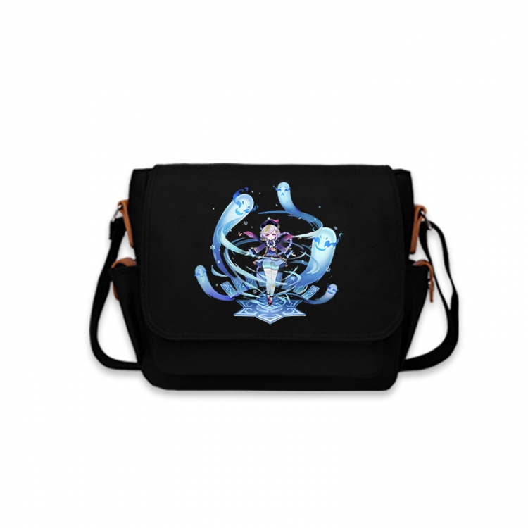 Genshin Impact Anime Peripheral Shoulder Bag Casual Satchel 33X13X26cm