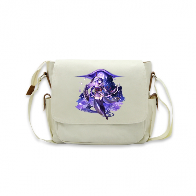 Genshin Impact Anime Peripheral Shoulder Bag Casual Satchel 33X13X26cm