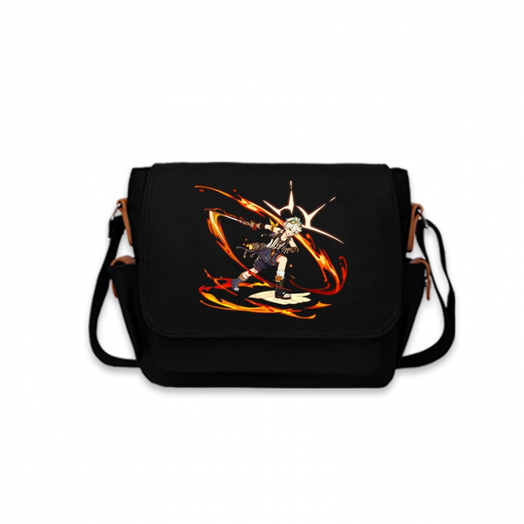 Genshin Impact Anime Peripheral Shoulder Bag Casual Satchel 33X13X26cm