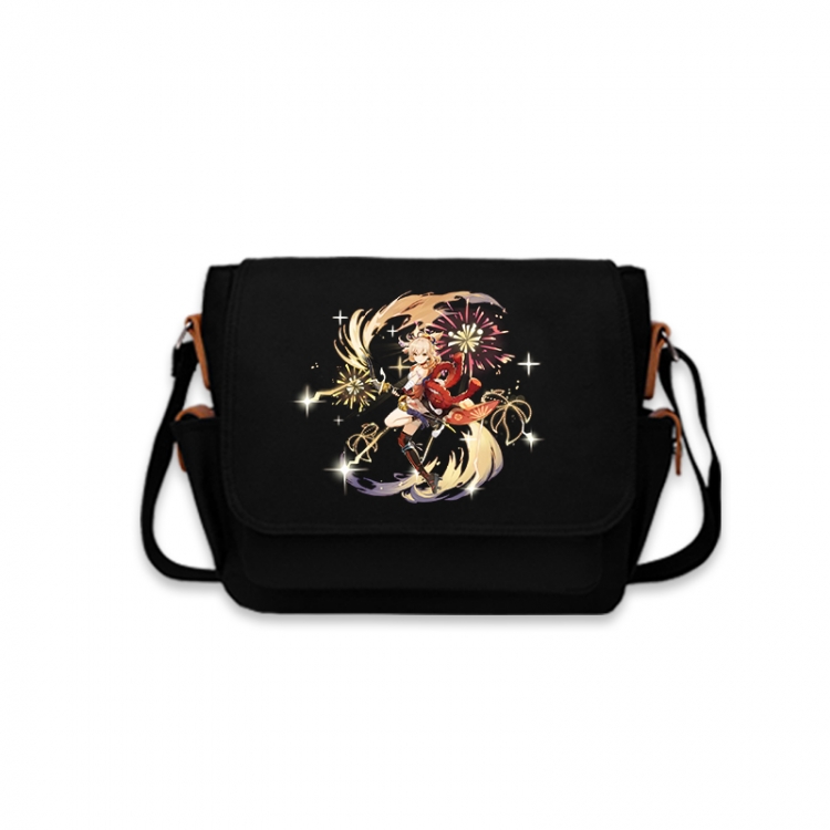 Genshin Impact Anime Peripheral Shoulder Bag Casual Satchel 33X13X26cm