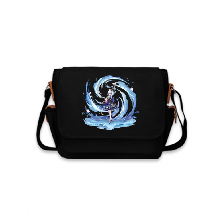 Genshin Impact Anime Peripheral Shoulder Bag Casual Satchel 33X13X26cm