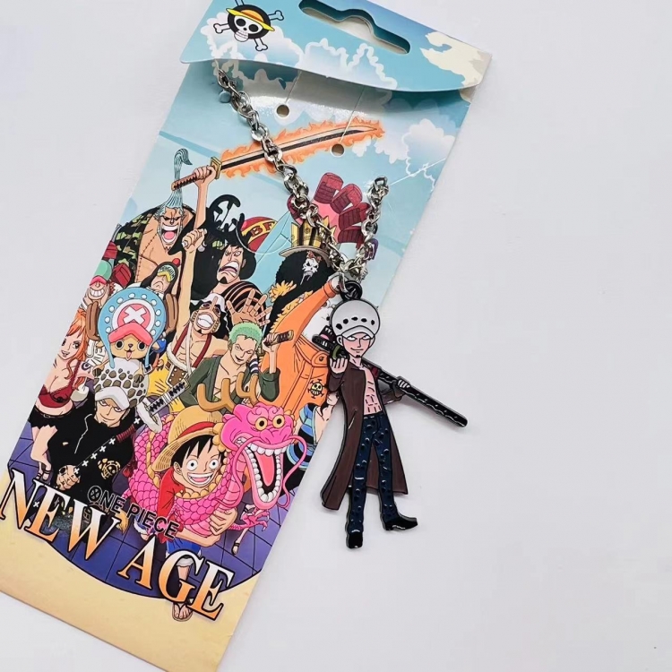 One Piece Anime Peripheral Necklace Color Character Pendant price for 5 pcs