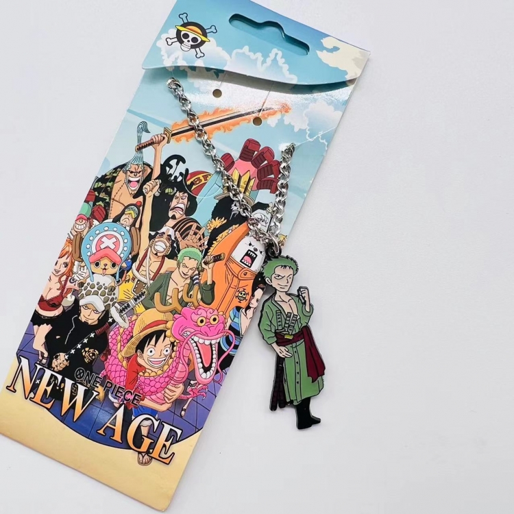 One Piece Anime Peripheral Necklace Color Character Pendant price for 5 pcs