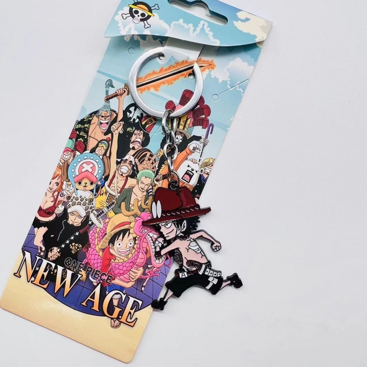 One Piece Anime Peripheral Color Character Keychain price for 5 pcs