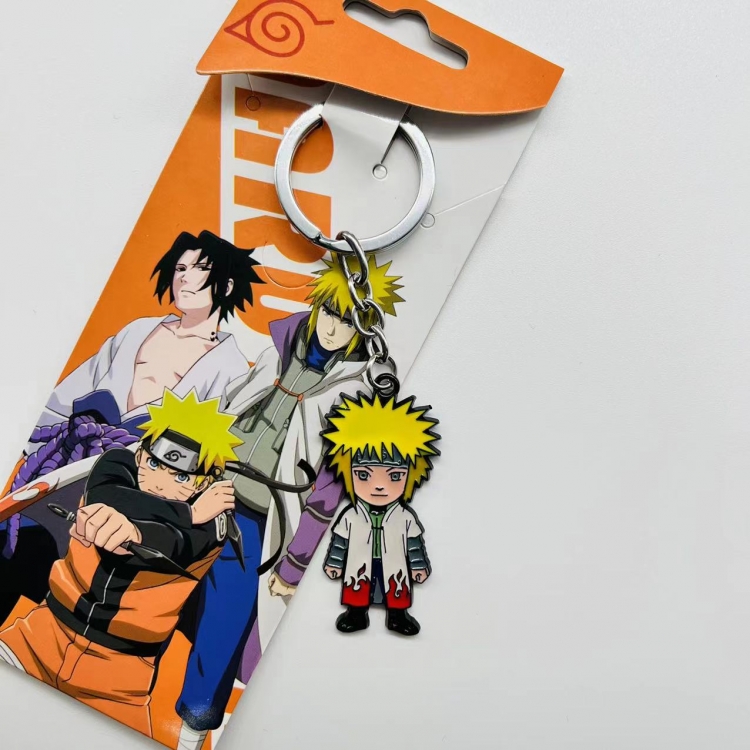 Naruto Anime Peripheral Color Character Keychain price for 5 pcs