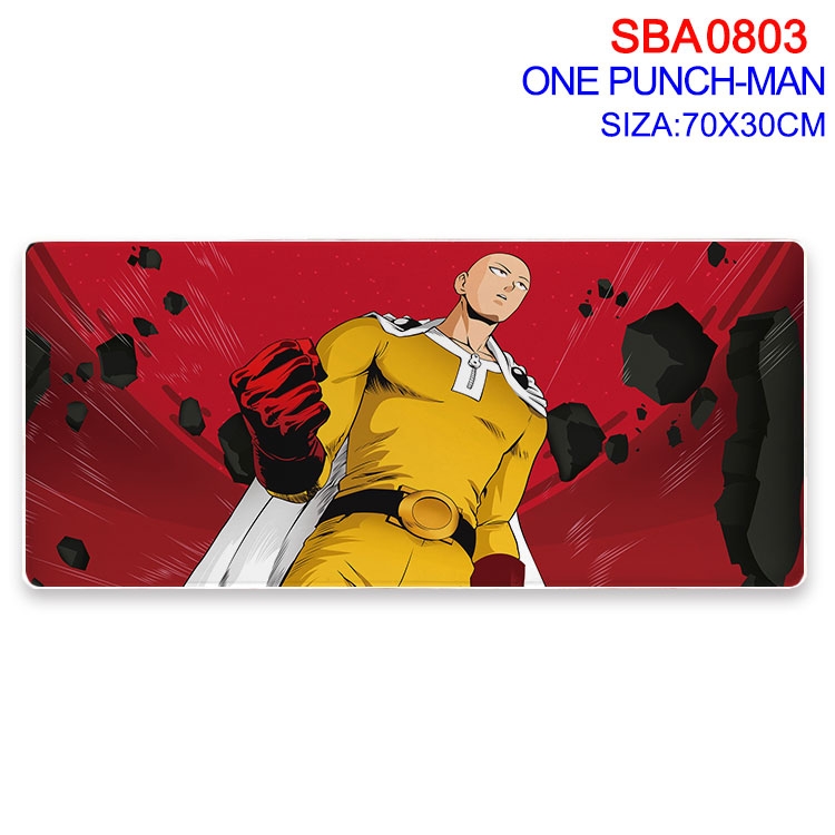 One Punch Man Anime peripheral edge lock mouse pad 70X30cm SBA-803