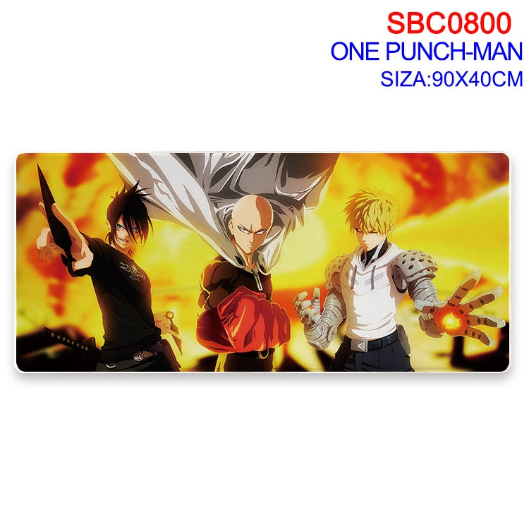 One Punch Man Anime peripheral edge lock mouse pad 90X40CM SBC-800