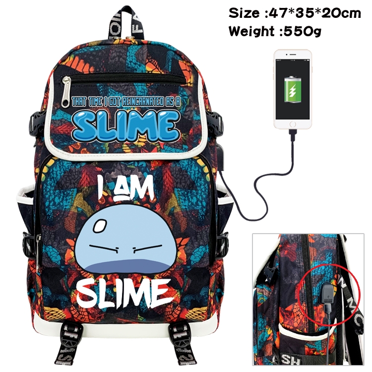 That Time I Got Slim  Camouflage Waterproof Canvas Flip Backpack Student Schoolbag 47X35X20CM