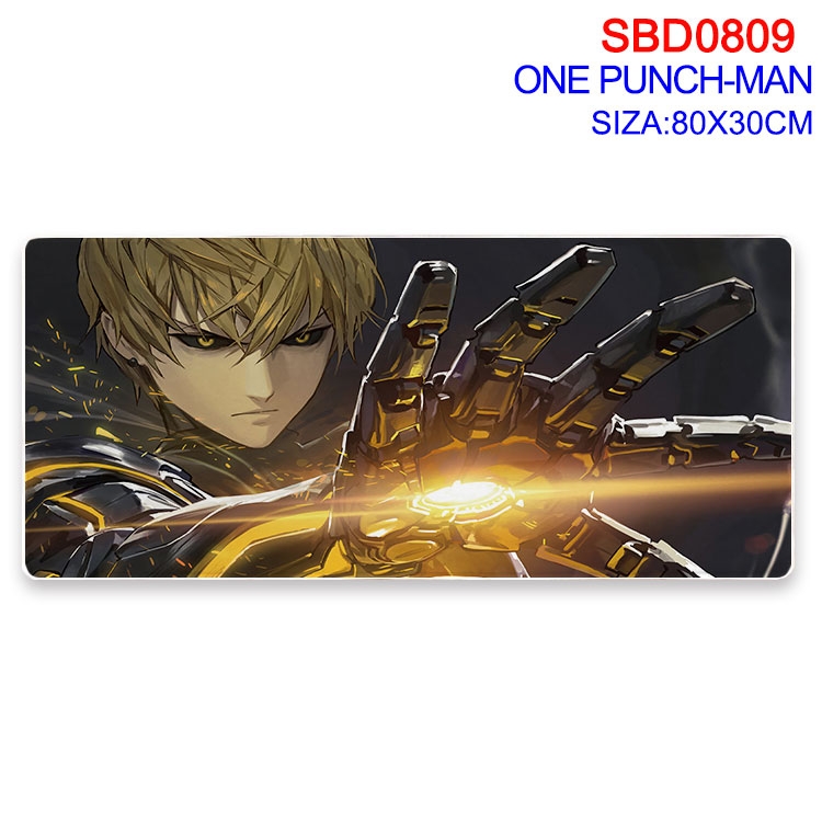 One Punch Man Anime peripheral edge lock mouse pad 80X30cm SBD-809