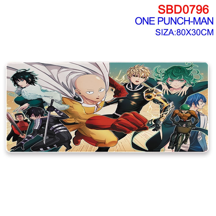 One Punch Man Anime peripheral edge lock mouse pad 80X30cm SBD-796