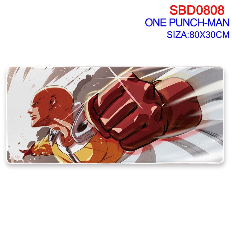 One Punch Man Anime peripheral edge lock mouse pad 80X30cm  SBD-808