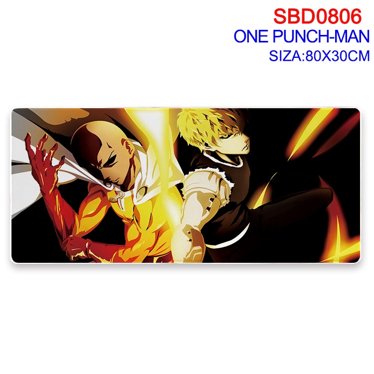 One Punch Man Anime peripheral edge lock mouse pad 80X30cm  SBD-806