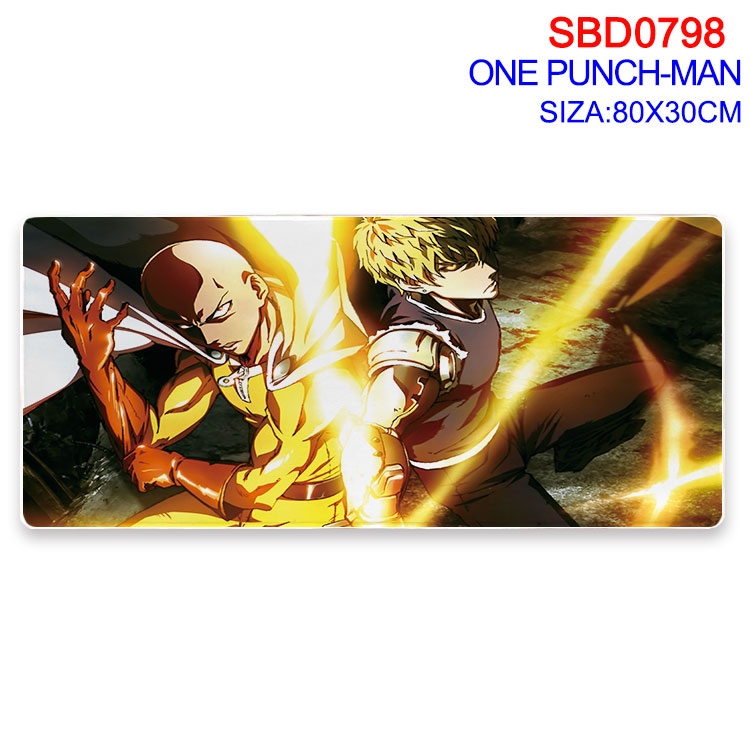 One Punch Man Anime peripheral edge lock mouse pad 80X30cm SBD-798