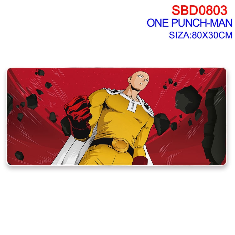 One Punch Man Anime peripheral edge lock mouse pad 80X30cm  SBD-803