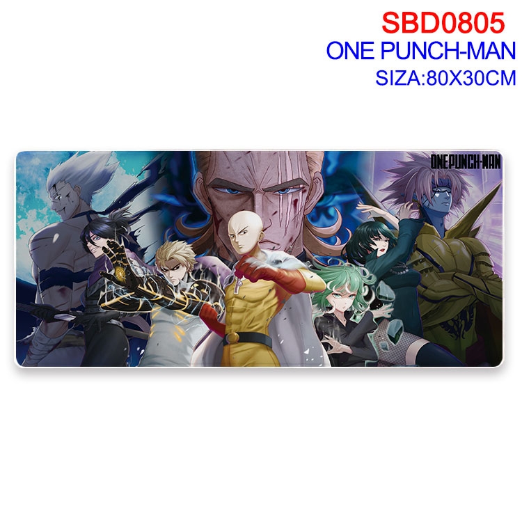 One Punch Man Anime peripheral edge lock mouse pad 80X30cm  SBD-805