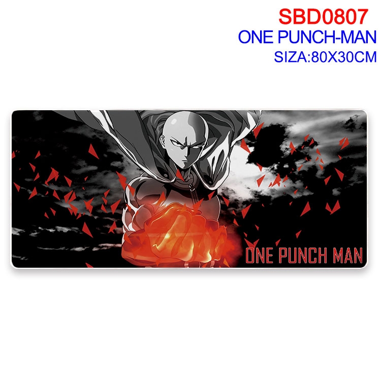 One Punch Man Anime peripheral edge lock mouse pad 80X30cm SBD-807
