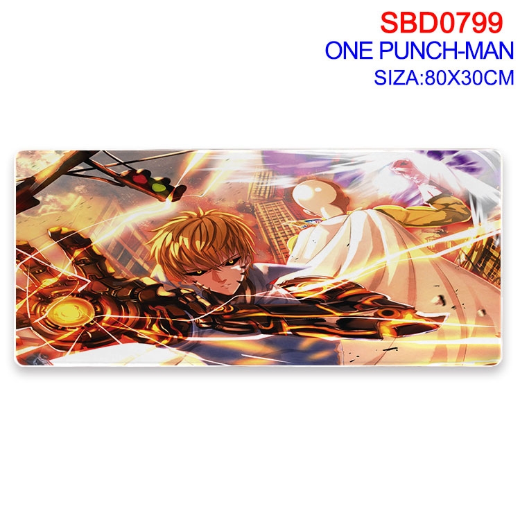 One Punch Man Anime peripheral edge lock mouse pad 80X30cm  SBD-799
