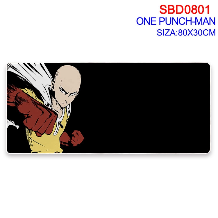 One Punch Man Anime peripheral edge lock mouse pad 80X30cm SBD-801