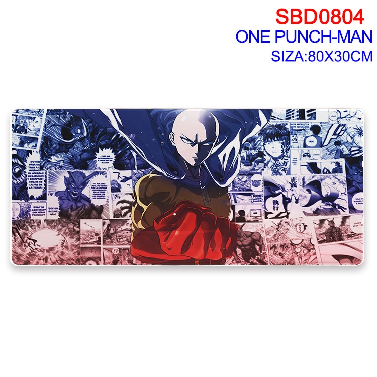 One Punch Man Anime peripheral edge lock mouse pad 80X30cm SBD-804