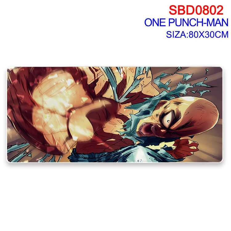 One Punch Man Anime peripheral edge lock mouse pad 80X30cm  SBD-802